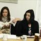 Divadlo Na Jezerce Othello prvni ctena zkouska Kristyna Hrusinska a Tereza Nemcova foto Ivan Kahun